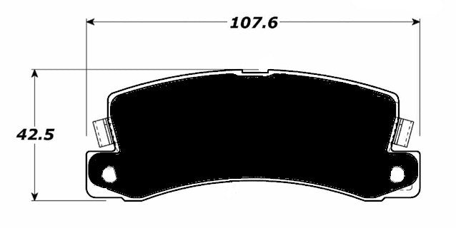 Porterfield Brake Pads for 1988 CHEVROLET NOVA DOHC Eng.