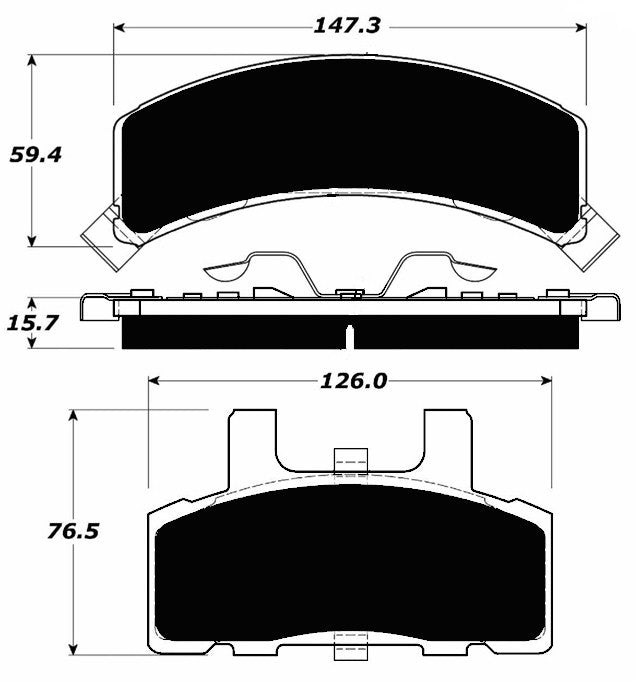 Porterfield Brake Pads for 1996 GMC C1500 2WD