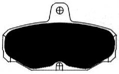 Porterfield Brake Pads for 1988 MERKUR SCORPIO