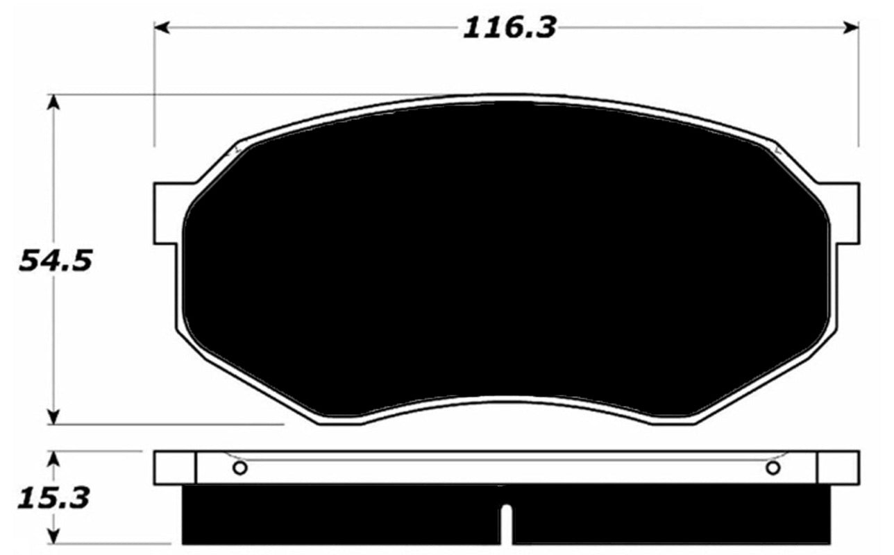 Porterfield Brake Pads for 1990 TOYOTA CRESSIDA
