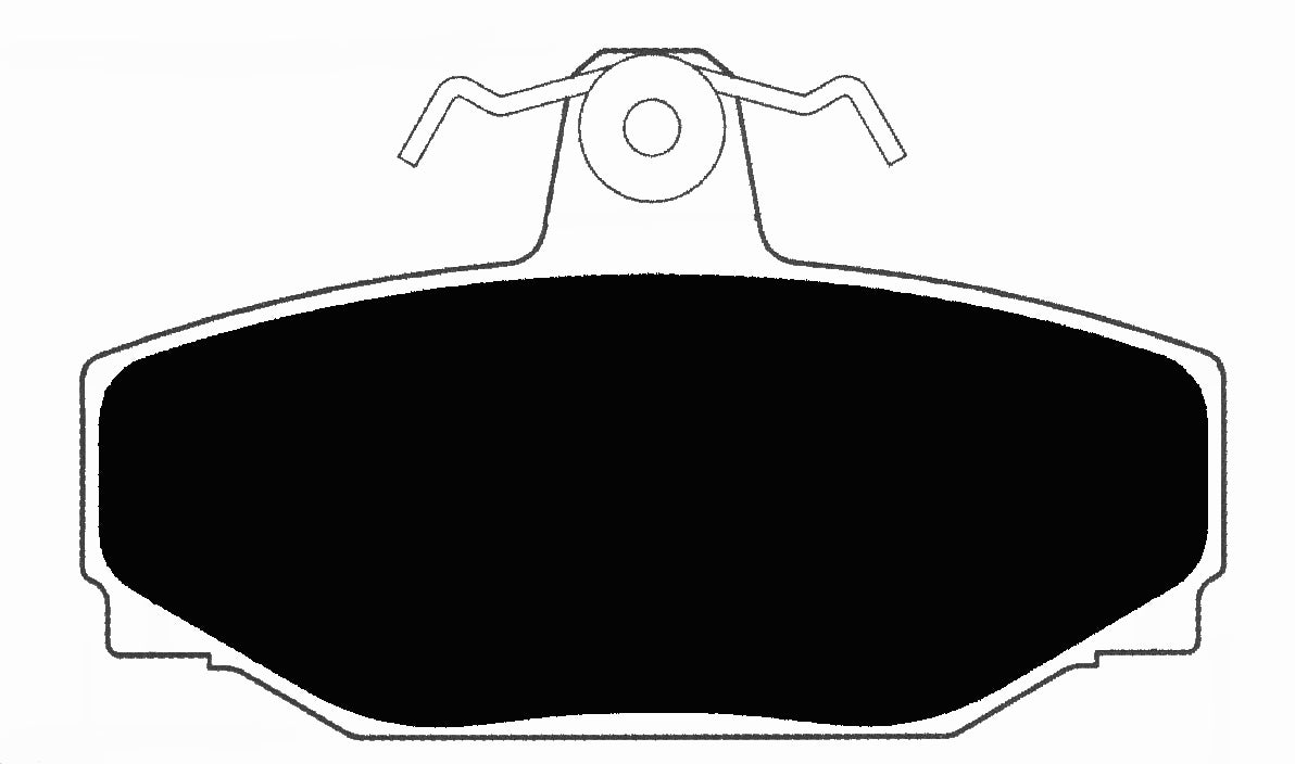 Porterfield Brake Pads for 1999 VOLVO S70 AWD to ch 596635