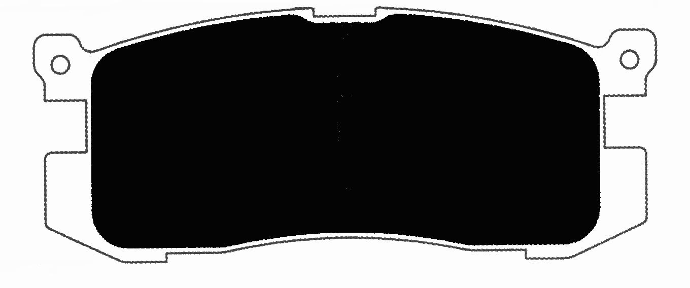 Porterfield Brake Pads for 1990 FORD PROBE R/Disc