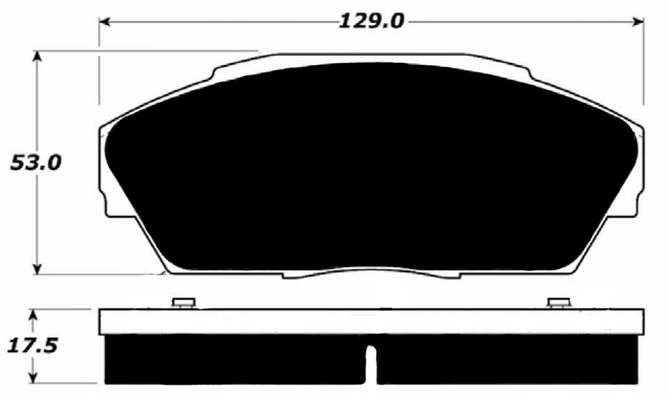 Porterfield Brake Pads for 1993 ACURA INTEGRA