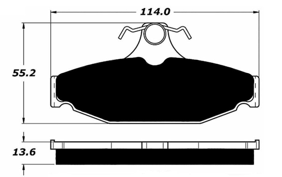 Porterfield Brake Pads for 1990 CHEVROLET CAMARO 1LE