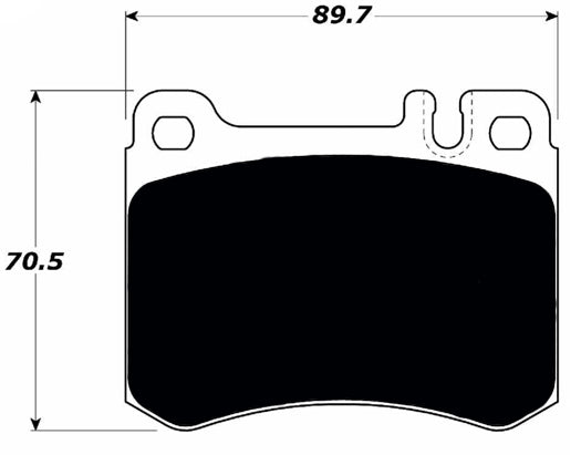 Porterfield Brake Pads for 1987 MERCEDES-BENZ 560 SL