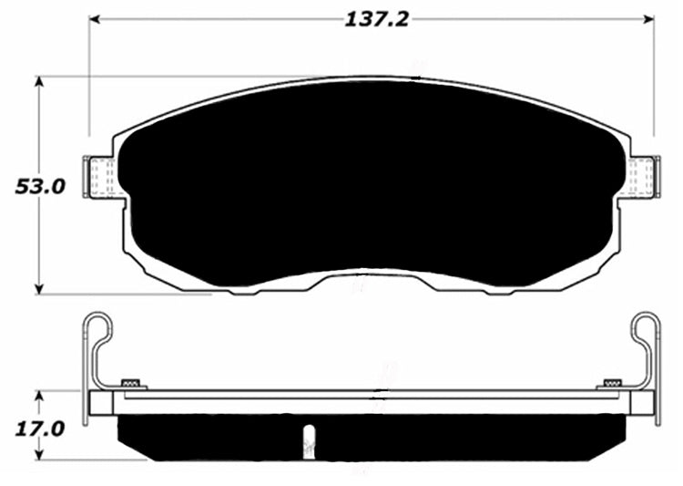 Porterfield Brake Pads for 2000 NISSAN ALTIMA