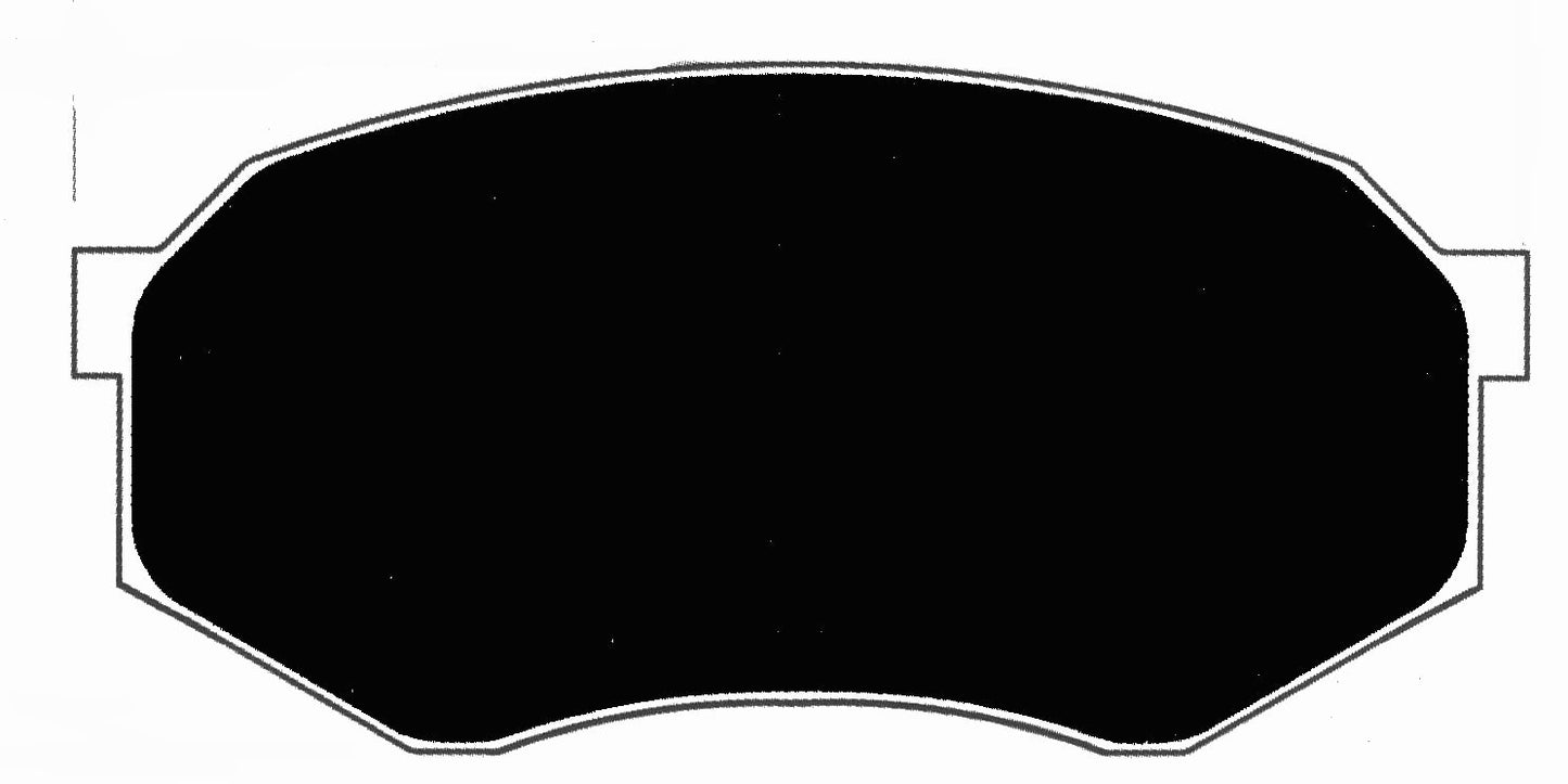 Porterfield Brake Pads for 2003 TOYOTA TACOMA 2WD 2.4L 4cyl 5 Lug
