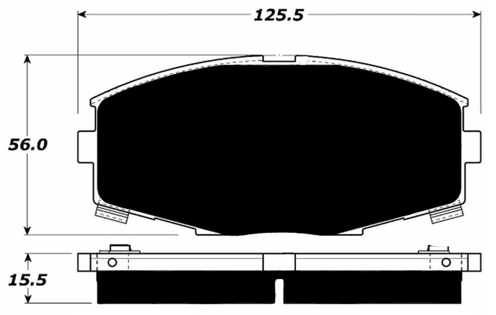 Porterfield Brake Pads for 1989 TOYOTA SUPRA
