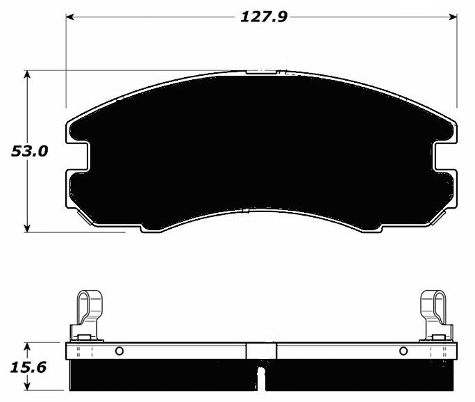 Porterfield Brake Pads for 1988 TOYOTA CELICA All-Trac Turbo