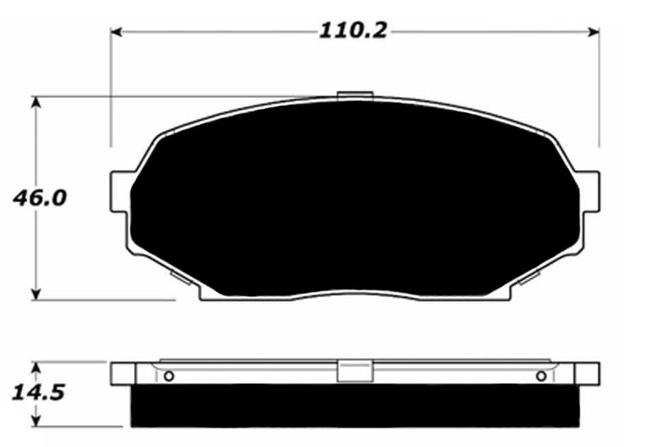Porterfield Brake Pads for 1992 MAZDA MX-5 MIATA