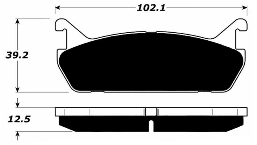 Porterfield Brake Pads for 1992 MAZDA MX-5 MIATA
