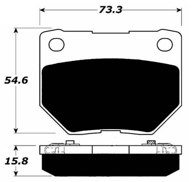 Porterfield Brake Pads for 1994 NISSAN 300ZX