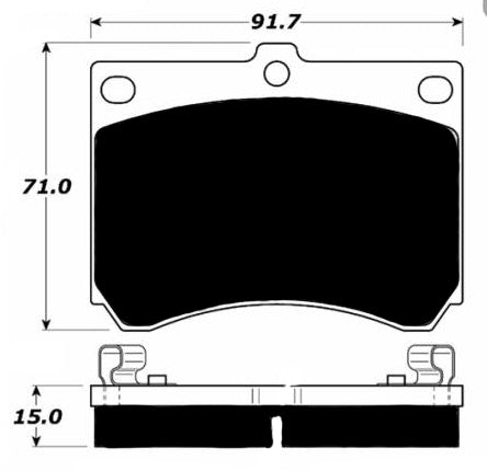 Porterfield Brake Pads for 1994 MAZDA MX-3 V6