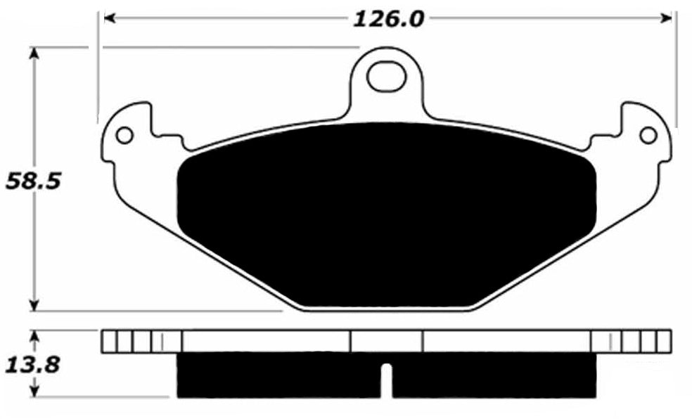 Porterfield Brake Pads for 1996 LOTUS ESPRIT