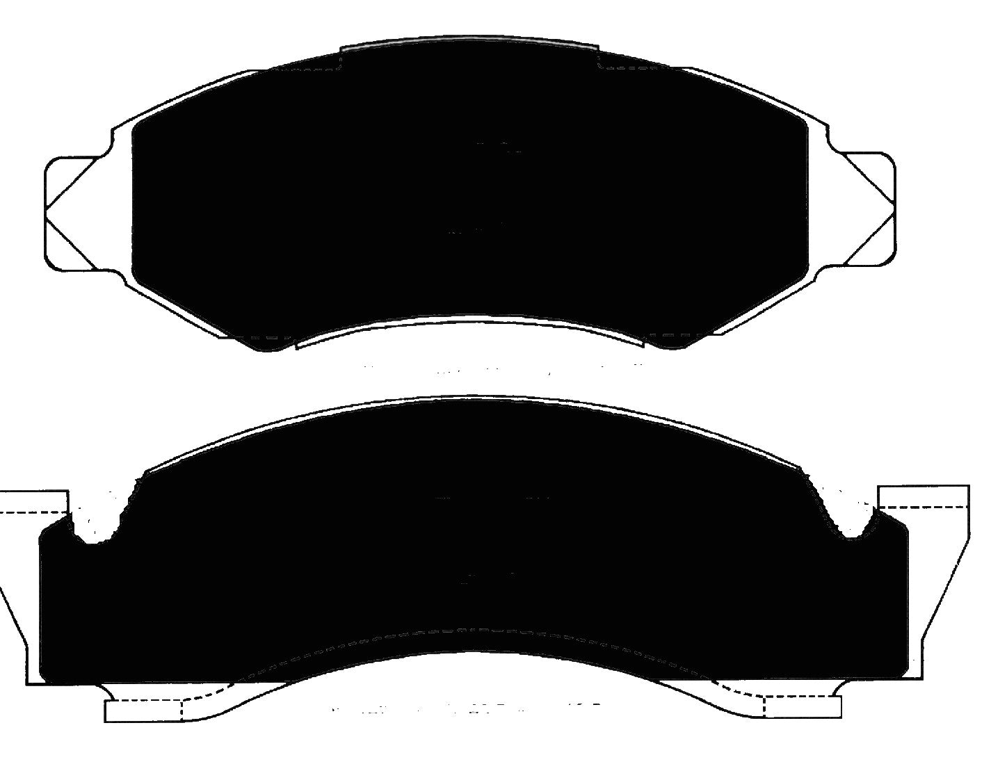 Porterfield Brake Pads for 1974 FORD THUNDERBIRD