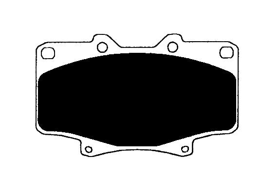 Porterfield Brake Pads for 1996 LEXUS LX 450