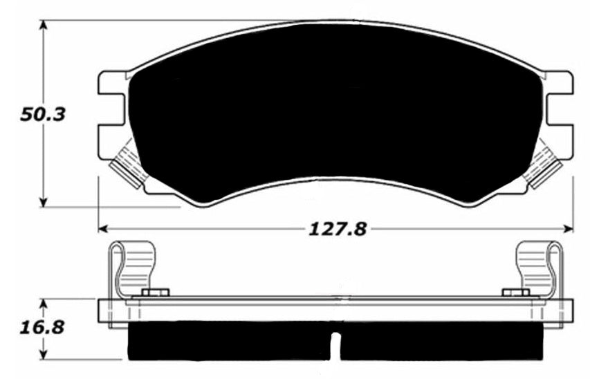 Porterfield Brake Pads for 1997 SATURN S SERIES - COUPE SC, SEDAN SL, W