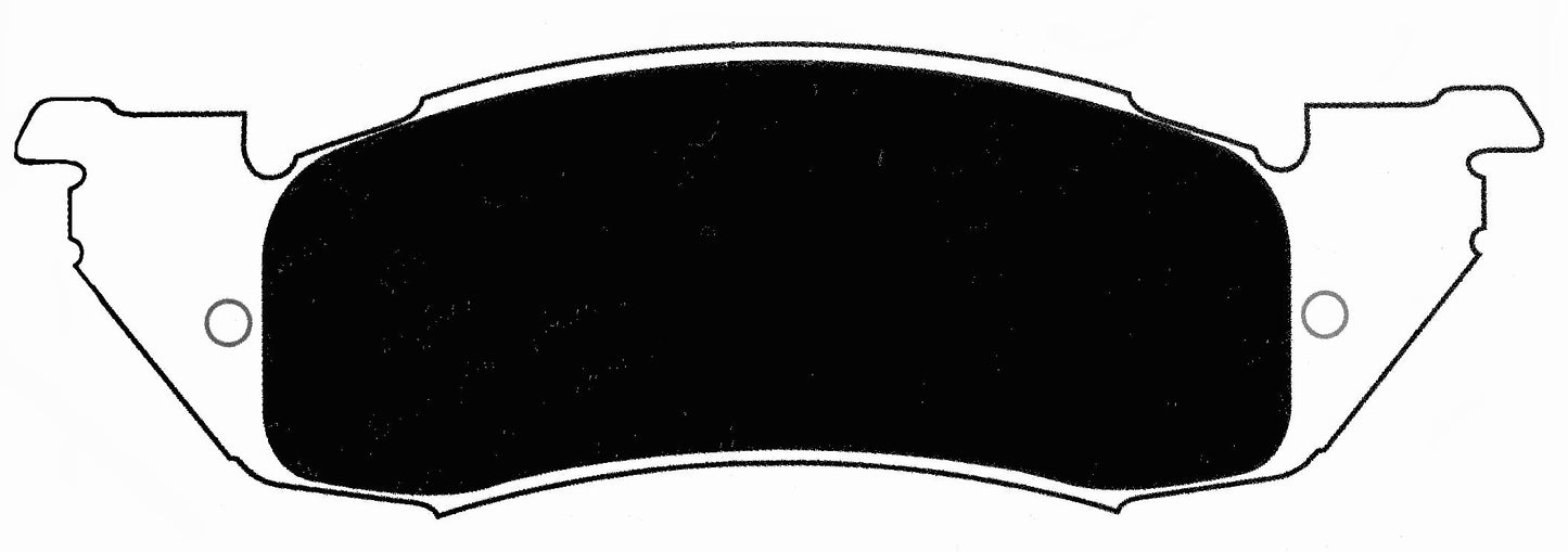 Porterfield Brake Pads for 1992 DODGE DAKOTA 2WD 10" Rear Shoe