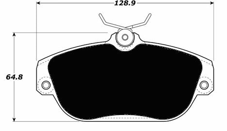 Porterfield Brake Pads for 1998 VOLVO S90