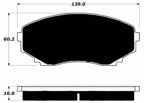 Porterfield Brake Pads for 1995 MAZDA MPV