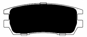 Porterfield Brake Pads for 1994 MITSUBISHI Montero V6