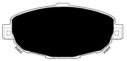 FR SPORT Porterfield Brake Pads for 1996 LEXUS SC 400 - View 4