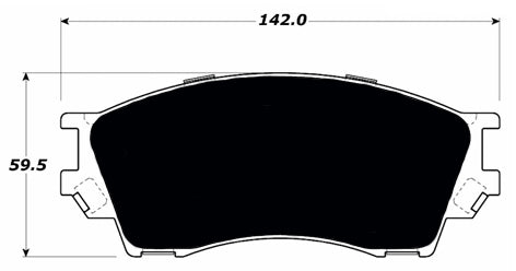 Porterfield Brake Pads for 1998 MAZDA MILLENIA