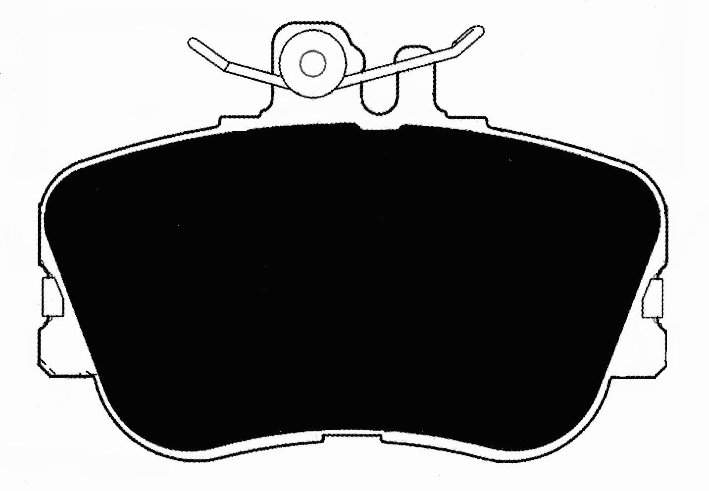 Porterfield Brake Pads for 1994 MERCEDES-BENZ C280 2 Pin Pad R/Cal. w/ASR