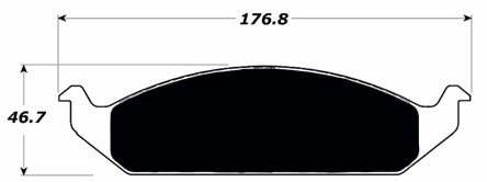 Porterfield Brake Pads for 1997 DODGE STRATUS Sedan w/Rear Discs