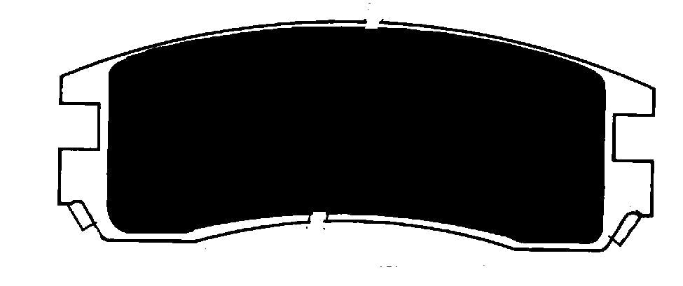 Porterfield Brake Pads for 2000 PONTIAC GRAND AM w/Rear Discs