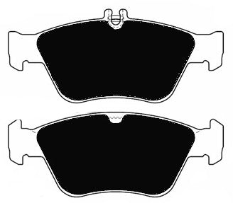 Porterfield Brake Pads for 2000 MERCEDES-BENZ SLK230 1 Pad Pin Rear Caliper