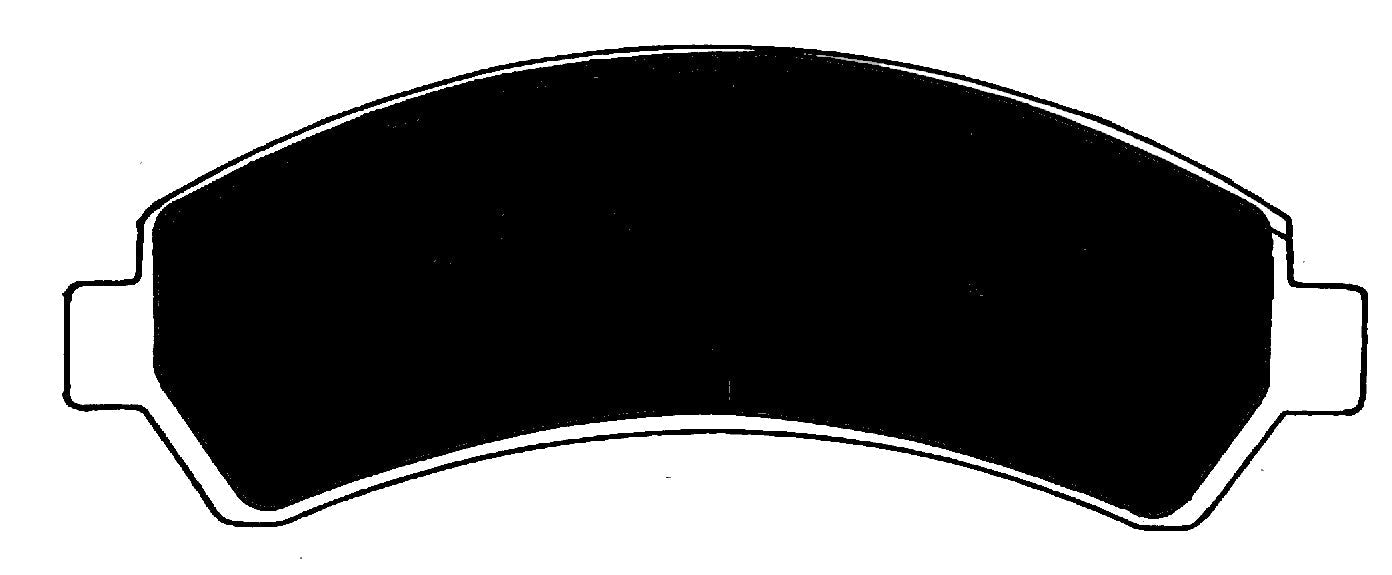Porterfield Brake Pads for 2000 CHEVROLET S-10 PICKUP 4WD