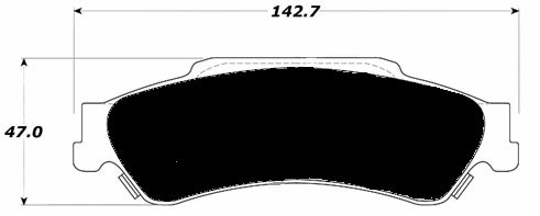 Porterfield Brake Pads for 1997 CHEVROLET S-10 BLAZER 2WD