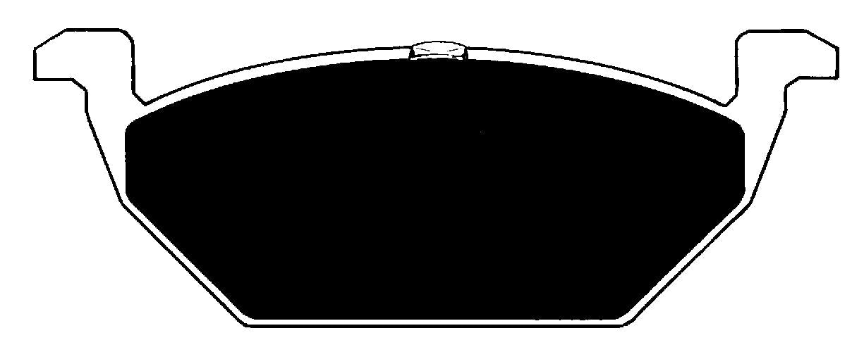 Porterfield Brake Pads for 1999 VOLKSWAGEN BEETLE exc Turbo