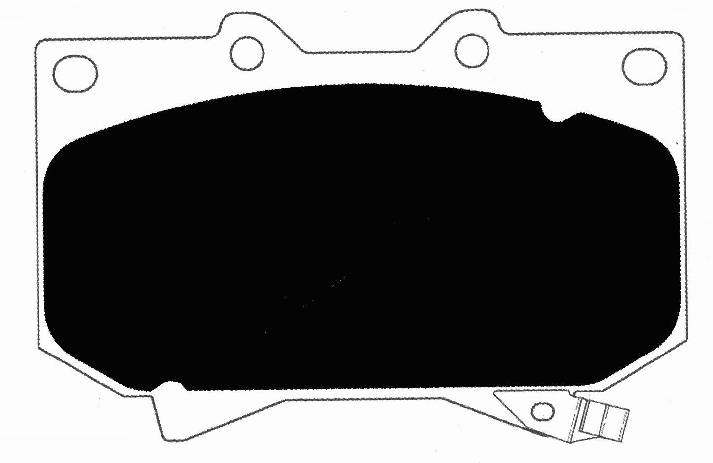Porterfield Brake Pads for 2001 TOYOTA SEQUOIA w/Original F/Caliper