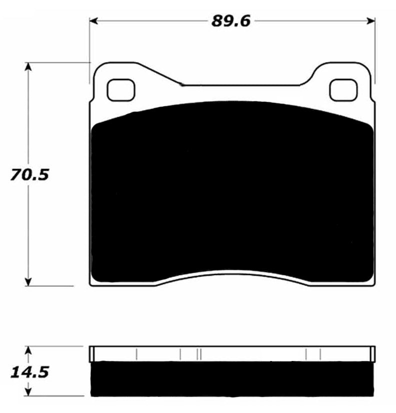 Porterfield Brake Pads for 1982 FERRARI 512 BB