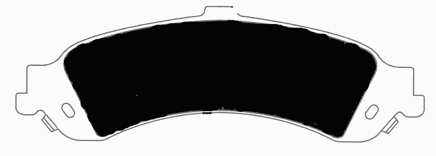 Porterfield Brake Pads for 2000 GMC YUKON XL 4WD 1/2 ton w/ limited slip axle