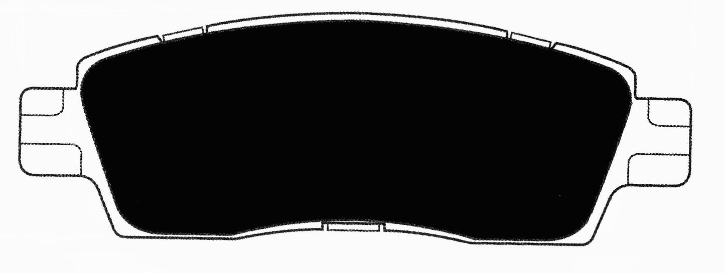 Porterfield Brake Pads for 2004 GMC ENVOY