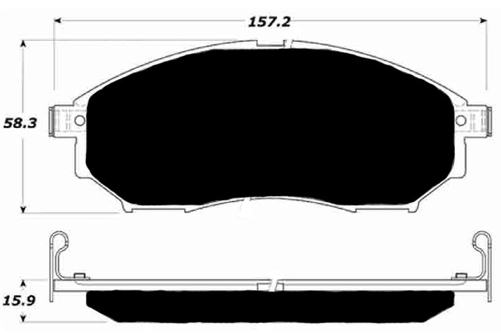 Porterfield Brake Pads for 2008 INFINITI EX35