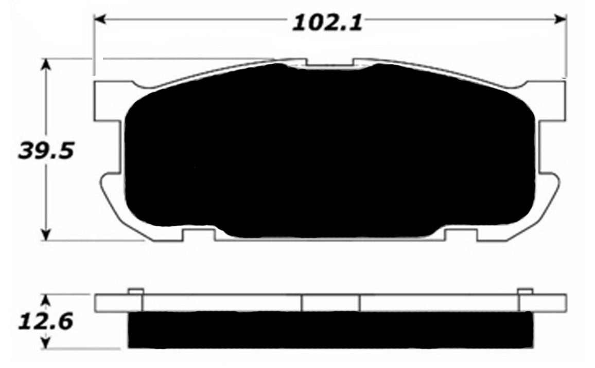 Porterfield Brake Pads for 2002 MAZDA MIATA Hard/Sport Susp.