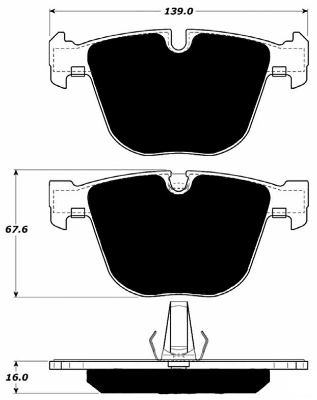 Porterfield Brake Pads for 2002 BMW 745Li