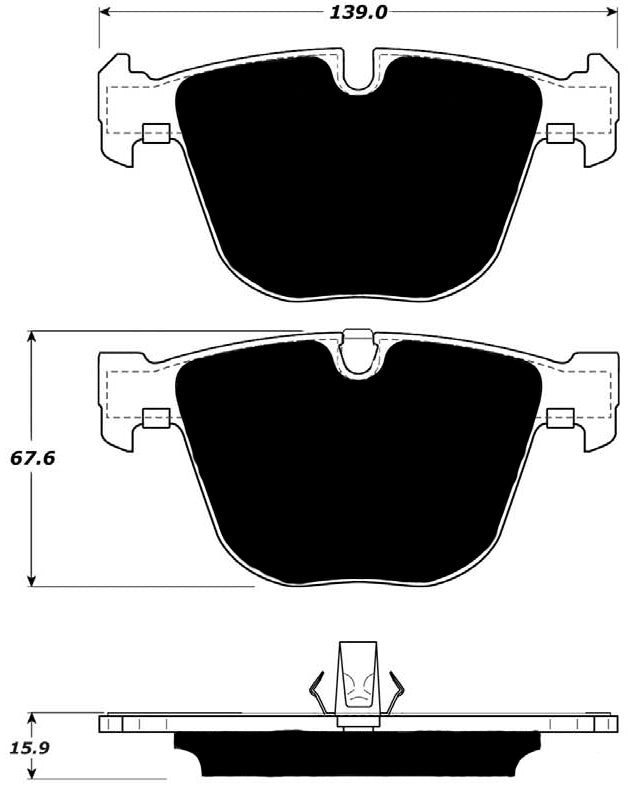 Porterfield Brake Pads for 2013 BMW X5 xDrive 50i