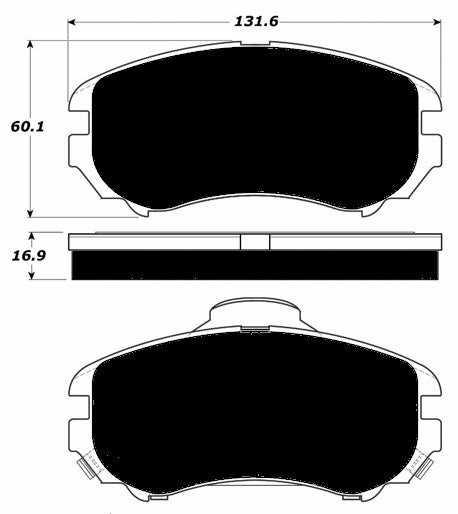 Porterfield Brake Pads for 2006 KIA OPTIMA