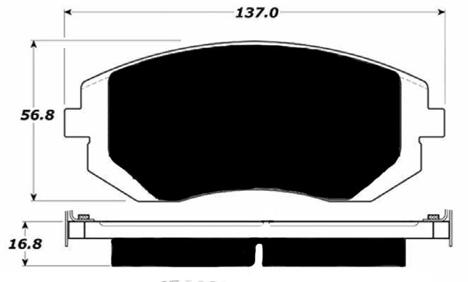 Porterfield Brake Pads for 2009 SUBARU IMPREZA WAGON