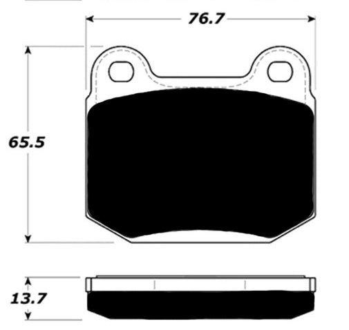 Porterfield Brake Pads for 2003 NISSAN 350Z Track model