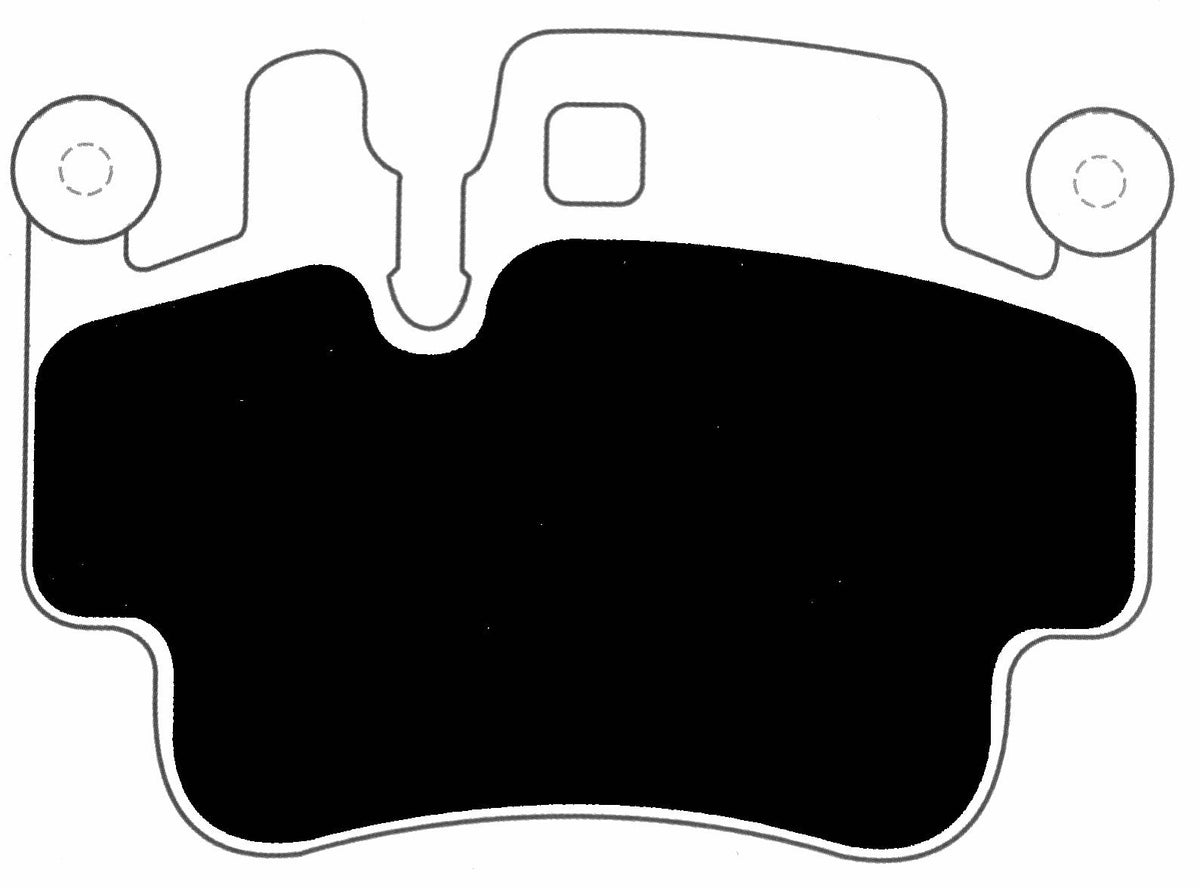 FR SPORT Porterfield Brake Pads for 2002 PORSCHE 911 GT2 w/Iron Discs - View 5