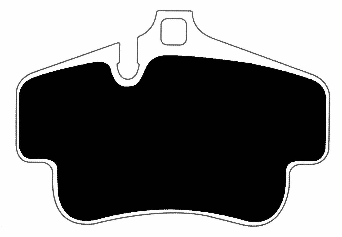 Porterfield Brake Pads for 2005 PORSCHE Boxster S w/Ceramic Discs