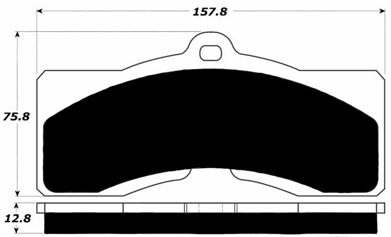 Porterfield Brake Pads for 1963 CHEVROLET CORVETTE Single Pin