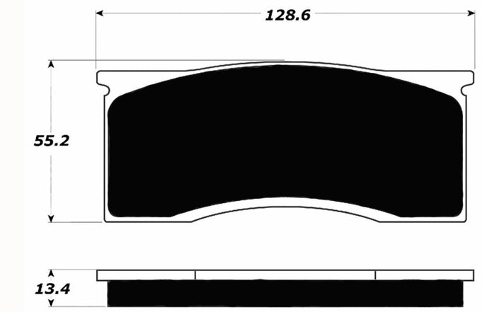 Porterfield Brake Pads for 1967 PLYMOUTH BARRACUDA w/Front Disc