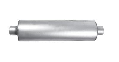 AP Exhaust Muffler, 7.0 in. Round, 32 in. Overall Length, 3.50 in. Inlet/Outlet, Center, Welded - 4270